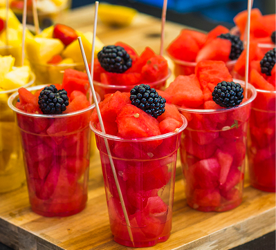 Fresh ingredients showcase